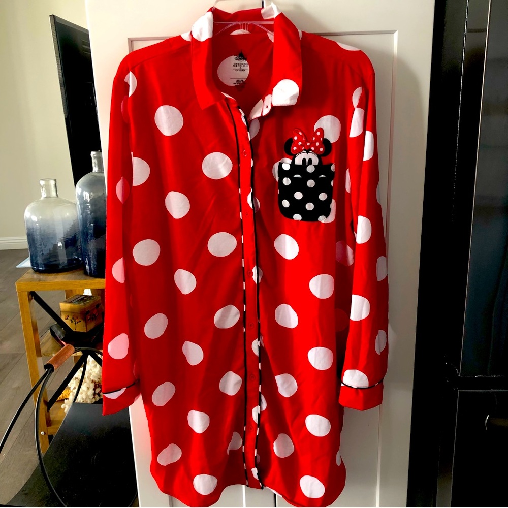 Disney Minnie Mouse adult Sleep Shirt Gown